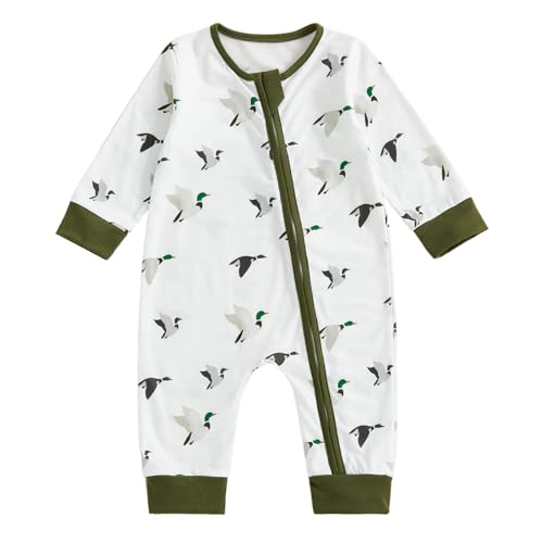 Image of Seyurigaoka Newborn Baby Boy Clothes Western Cowboy Long Sleeve Romper Zipper Jumpsuit One piece Outfit