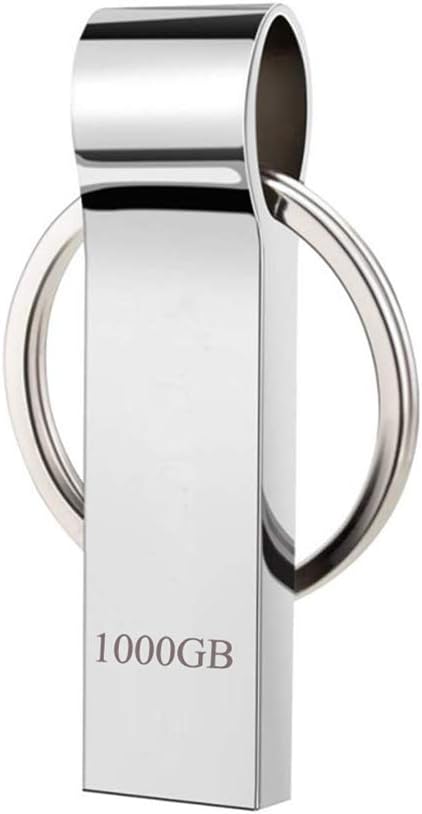 RUICHENXI Waterproof 1TB USB Flash Drive Keyring Memory Stick 1000GB Pen Drive Keychain thumb drive