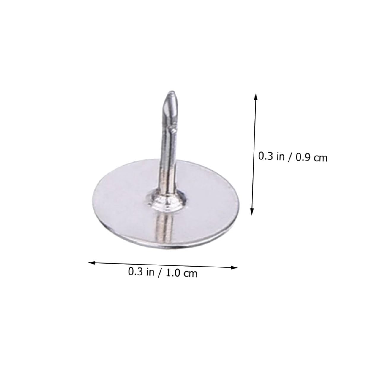 SHINEOFI 300sätze Pin Rückseiten Für Broschen Krawatten Hüte Multifunktionale Runde Sicherheits-pin Backs Für Bastelbedarf Und Einfach Zu Verwenden