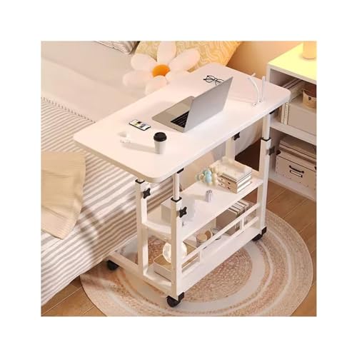 ZZlei2yu-12 Mesa Ordenador Mesita de Noche móvil for Dormitorio, Mesa de Ordenador con elevación for el hogar, Escritorio pequeño Simple for Dormitorio, sofá, Escritorio de Estudio Mesa de Oficina