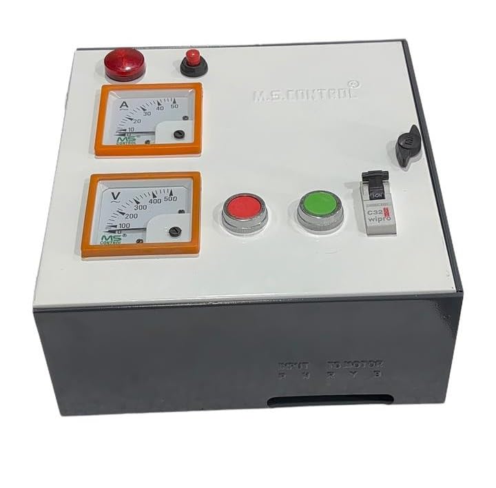 ms control M S control 2 HP Single phase Analog water pump panel/Submersible Water Pump(2 hp) Submersible Water Pump (2 hp)…