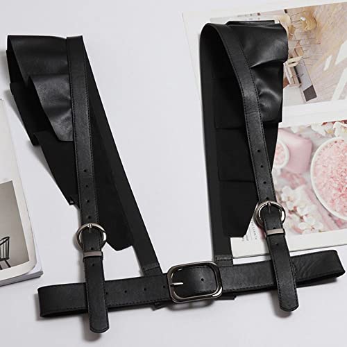 gofidin Women's Harness Leather Punk Belt Corset Women Shaper Bellyband Punk Ladies Elegant Cage Vest Body Strap4