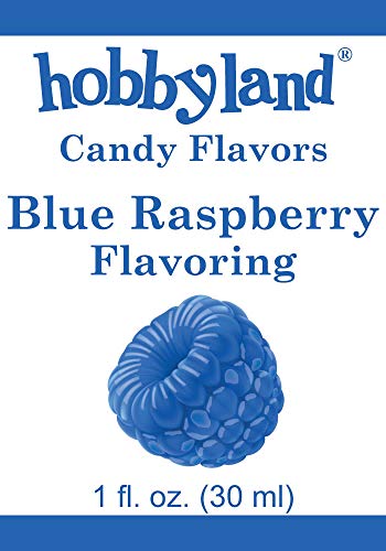 Hobbyland Candy Flavors (Blue Raspberry Flavoring, 1 Fl Oz) Concentrated Food Flavoring For Baking, Candies, Desserts, Smoothies, Coffee And Tea #TOP7