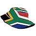 Cute South Africa Flag Bucket Hats Fashion Sun Cap Summer Outdoor South African Fisherman Cap for Adults Women Men