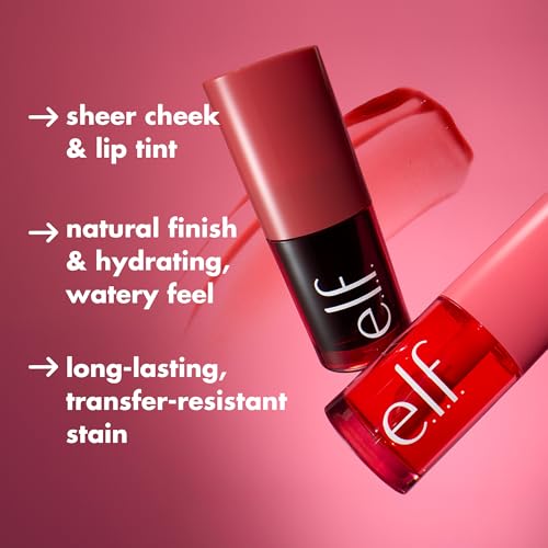 image for e.l.f. Sheer For It Blush Tint, Multi-Use, Long-Lasting Lip & Cheek Ma
