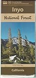 United States Department of Agriculture Inyo National Forest Forest Visitor Map (California) - Topographic - Full Color - Matte Finish - 24 x 36 Inches - Maps