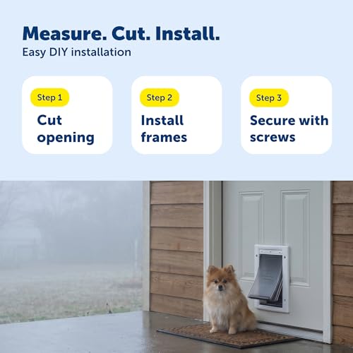 PetSafe Extreme Weather Plastic Pet Door, Small - image 6