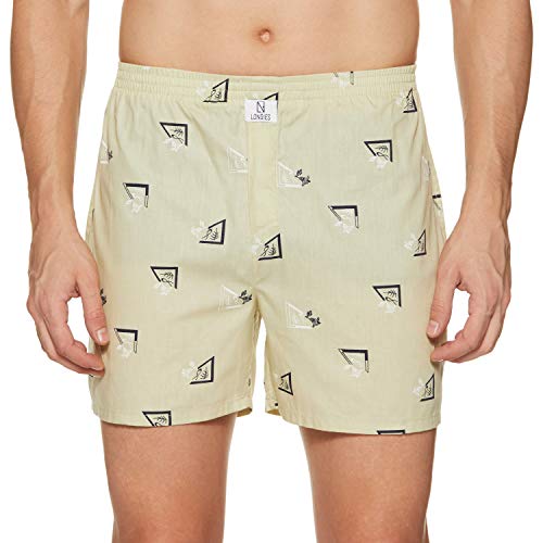 Image of Longies Men's Cotton Printed Regular Boxer Shorts