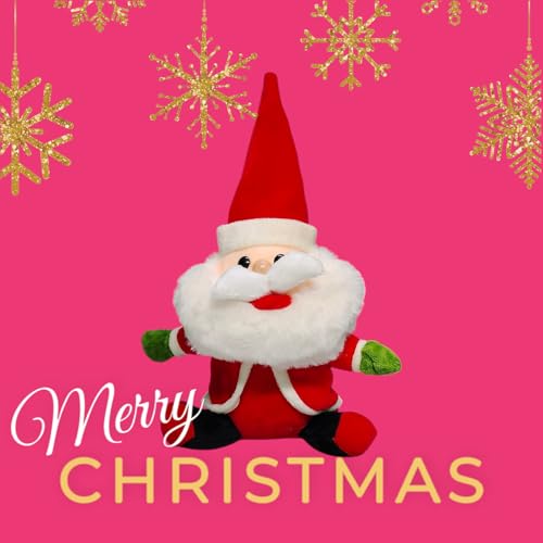 Image of Santa Claus Soft Toy 25cm | Plush Santa Claus Soft Toy | Stuffed Santa Clause | Perfect for Holiday Decor and Christmas Gifting (25cm)