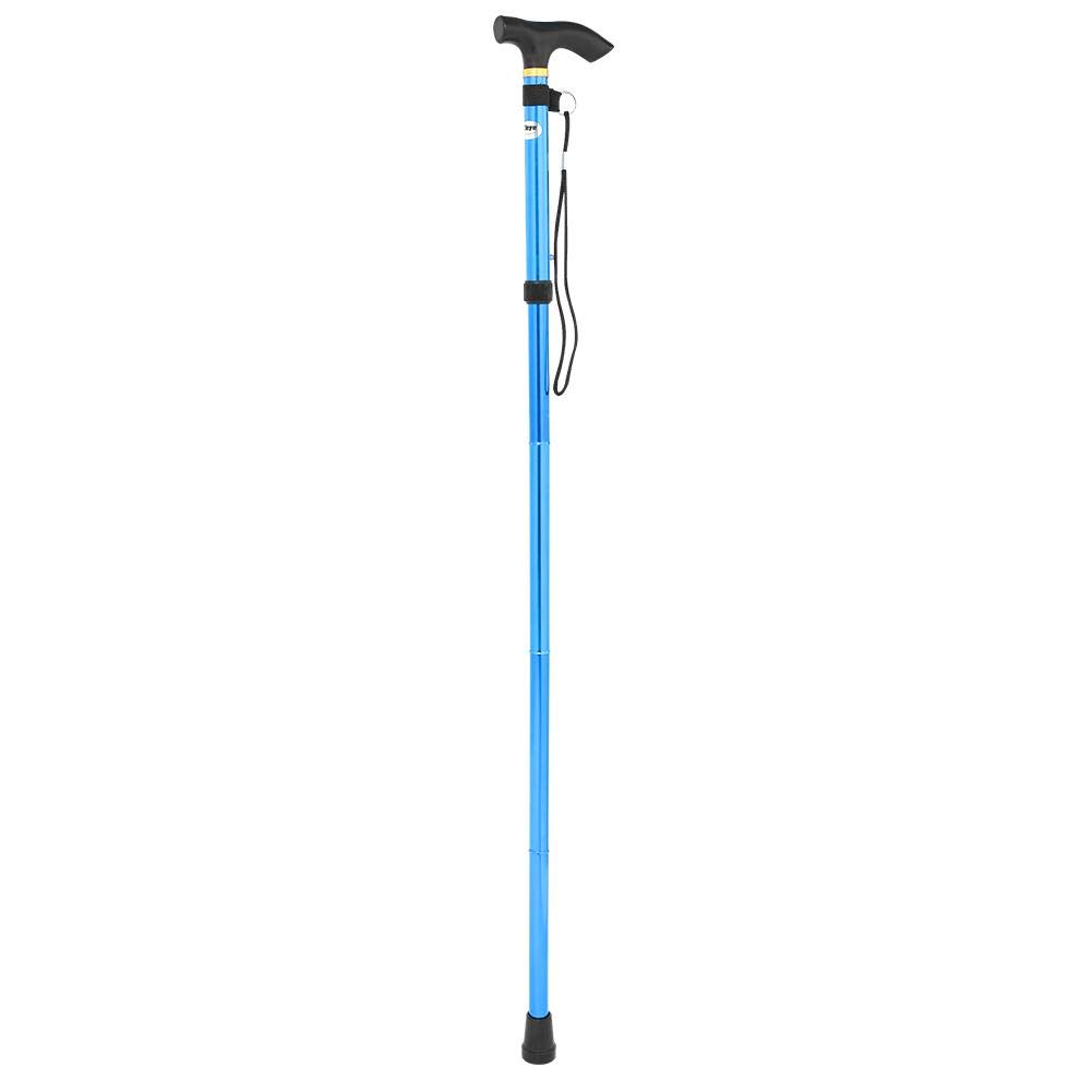 Canna da passeggio, Lega di Alluminio Telescopico Leggero Antiscivolo Passeggiata Canna Trekking Alpinismo Bastone per gli Uomini Donne Anziane Mobilità Passeggiata Bastone da Viaggio