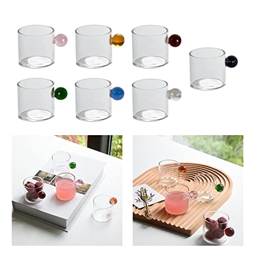 CALANDIS® Milk Mug Single Layer Creative Transparent for Home Living Room Pink | 1 Milk Mug - Image 2