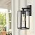 MAXvolador Outdoor Wall Sconce, Large Exterior Waterproof Wall Lantern Light Fixture, Black Porch Lights Glass, Anti-Rust E26 Patio Lighting, 2 Pack