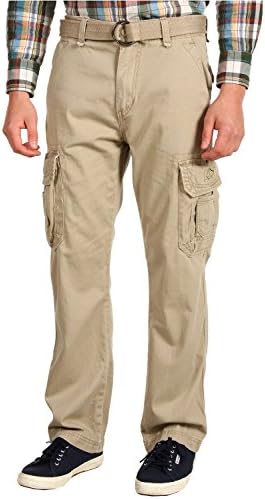 UNIONBAY mens Survivor Iv Relaxed Fit Cargo - Reg and Big Tall Sizes Casual Pants, Desert, 34W x 30L US