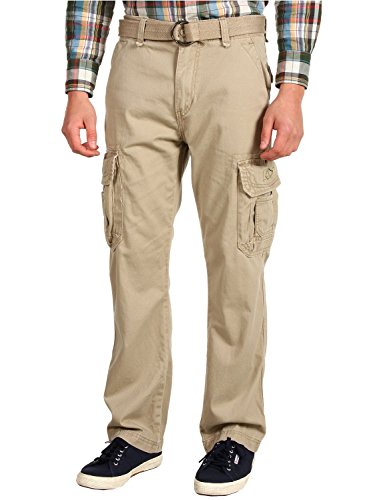 Unionbay Mens Survivor Iv Relaxed Fit Cargo - Reg And Big Tall Sizes Casual Pants, Desert, 34W X 30L Us #TOP23