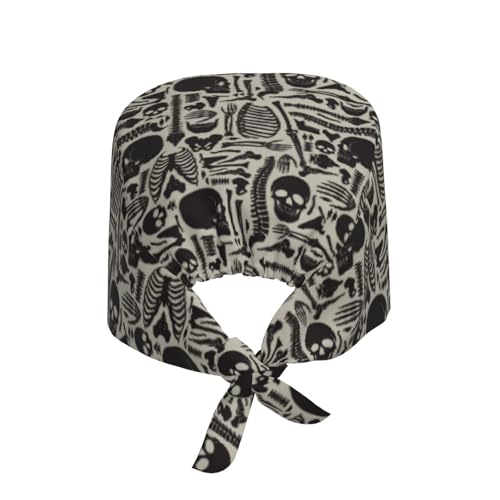 Image of Surgical Caps Men Women, Scrub Cap with Sweatband Adjustable