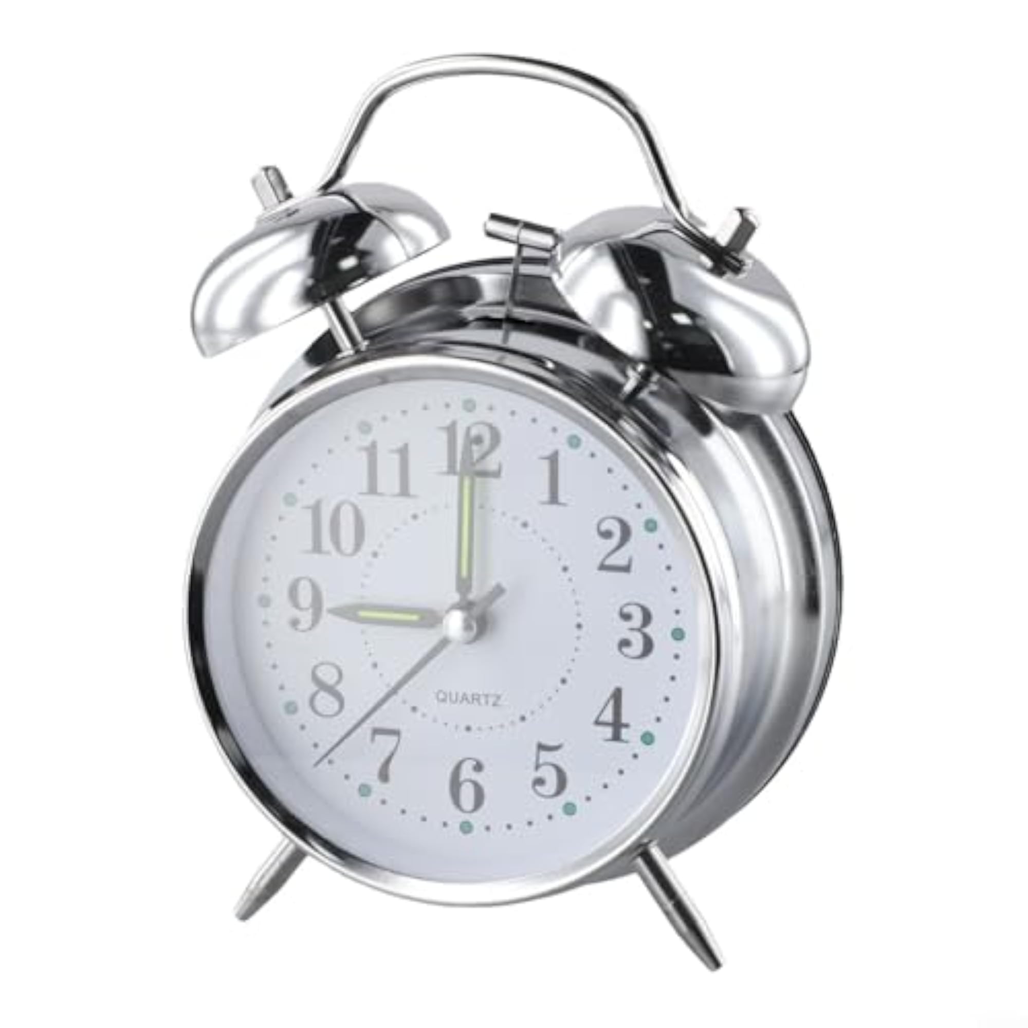 Double Bell Alarm Clock with Luminous Hands