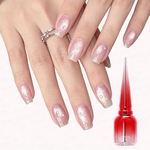 Gel de capa 3D para uñas con relieve transparente ideal para principiantes 2