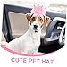 Kisangel Pet Birthday Hat Cute Pet Costume for Dogs and Cats for Birthday Parties Festivals and Photoshoots Lightweight and Comfortable Design for Celebrating Special Occasions