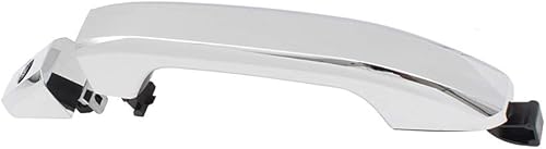 Brock Manija de repuesto para puerta delantera y exterior cromada, compatible con camioneta Silverado Sierra 14-19 y 19 Sierra LimitedSilverado LD