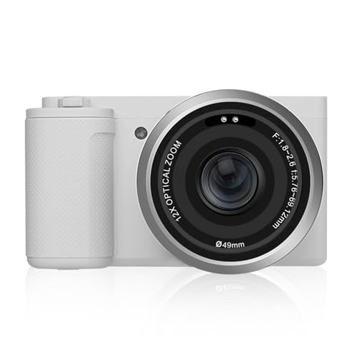 Caméscope Vidéo 5K avec Zoom Optique 12x et Focus Manuel