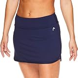 HEAD Women's Athletic Tennis Skirt with Ball Pocket - Workout Golf Exercise & Running Skort - Vigor