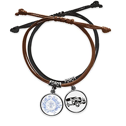 Bracelet fleurs bleu rose pour vos sorties d'été en look bohème