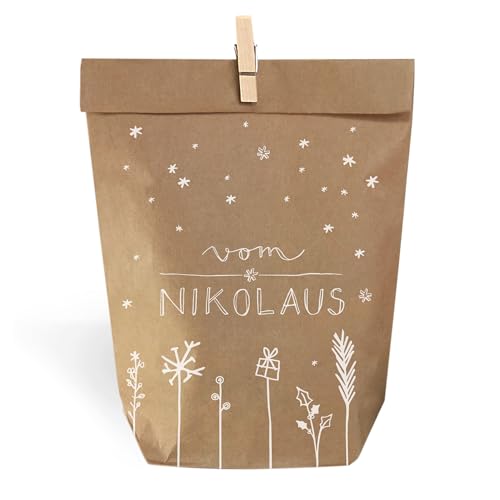 Eine der Guten Nikolaustüten Geschenktüten Set - vom Nikolaus, mit...