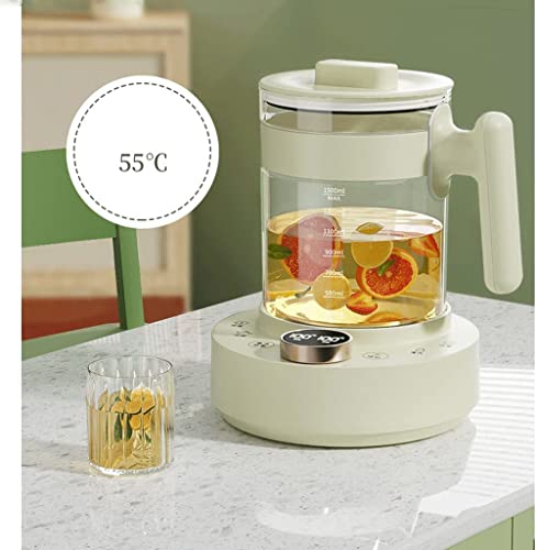Hervidor eléctrico OLOTU 1.5L vidrio borosilicato miniatura 4