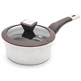 WANGYUANJI 片手鍋 16㎝ ミルクパン 味噌汁 鍋 ソースパン 蓋付き 片手ソースポット IH ガス対応 ミルクポット ソースポット ストックポット お手入れ簡単 一人食 家庭用