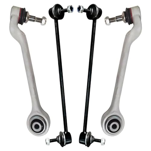 Image of Detroit Axle - Front Control Arms Sway Bars Kit for BMW 228i 230i 328d 328i 330i, 428i 430i 435i 440i Gran Coupe M240i, 2 Lower Rearward Control Arms with Ball Joint 2 Sway Bars Replacement