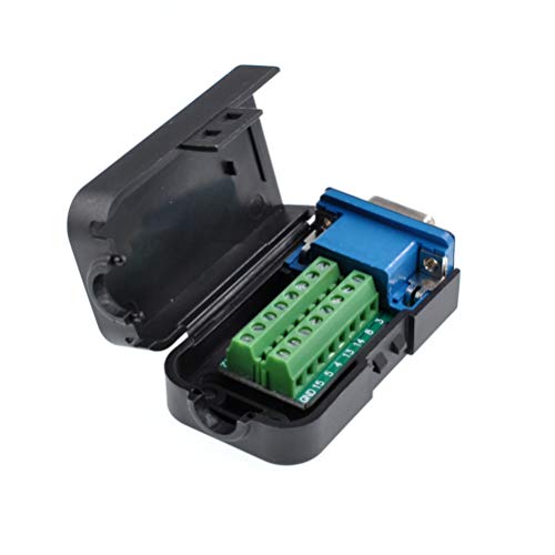 Adaptador conector VGA DB15 hembra con terminales de tornillo miniatura 2