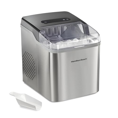 Hamilton Beach Bullet Countertop Ice Maker Machine,...