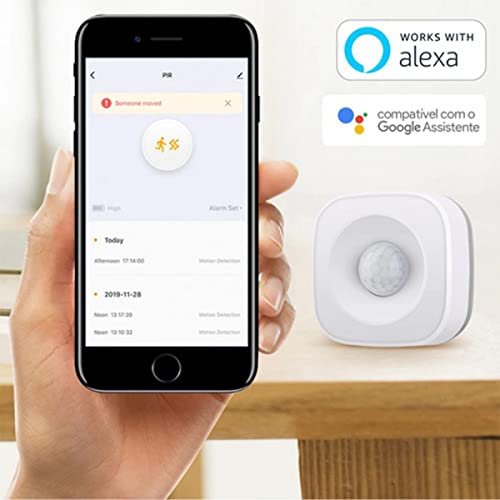 Sensor De Movimento Inteligente Wifi Sem Fio PIR Sensor De Movimento TUYA Smart Life Casa Inteligent