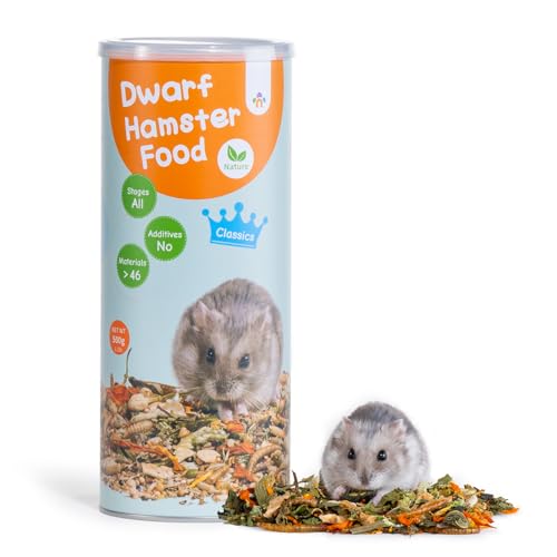 Niteangel Hamster Food & Treats Toy - Small Animal Natural Food for Syrian Golden Dwarf Robo Hamsters or Other Small-Sized Pets