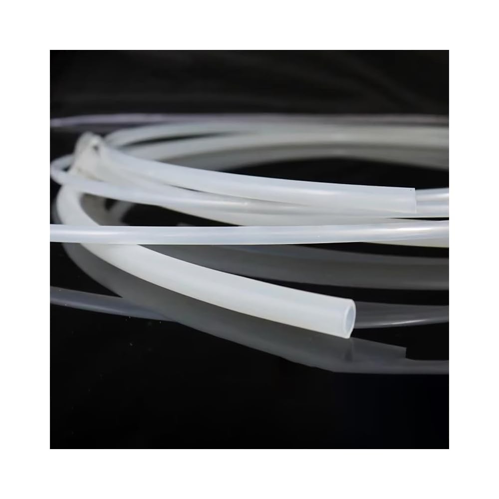 Rigid Smooth PA6 Polyamide Tubing 5M Translucent Air Oil Pipeline for Pneumatic Devices, ID Range 2mm–13mm(OD 10 x ID 7mm)