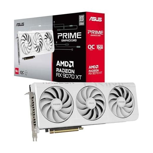 ASUS Placa de vídeo Prime Radeon RX 9070 XT White OC Edition (PCIe 5.0, HDMI/DP 2.1, design de 2.5 slots, ventoinha de tecnologia axial, rolamentos duplos de esferas duplas, ASUS GPU Guard)