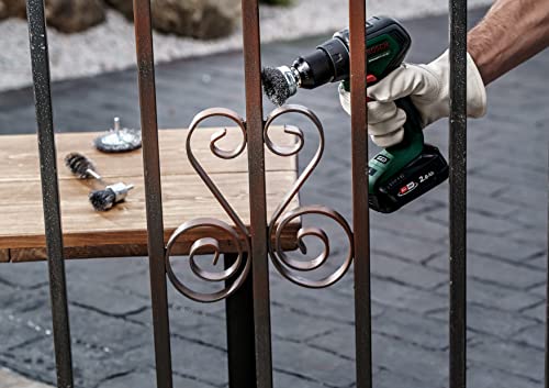 Bosch Home and Garden 2609256553 DIY Drahtbürsten-Set 4 -teilig