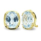 Pendientes para mujer en oro de 18 quilates. Oro amarillo 18 k (750). Tipo cierre: Omega