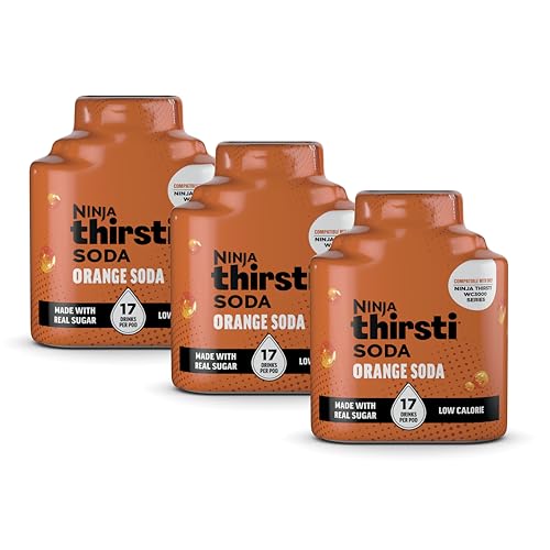 Image of Ninja Thirsti XL Low-Calorie SODA Orange Soda Flavored Water Drops