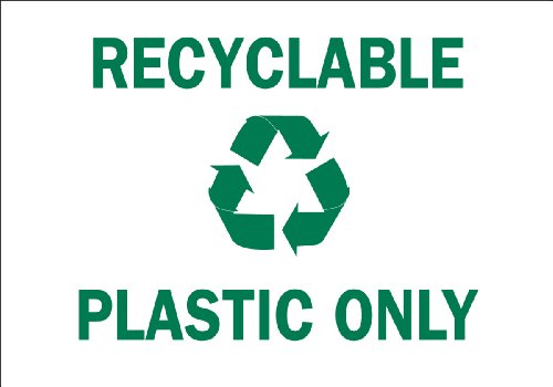Panneau rigide Recyclable Plastic Only pour supprimer les erreurs de tri