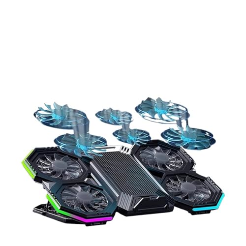 Base para laptop gamer 17 pulg con 6 ventiladores RGB miniatura 4