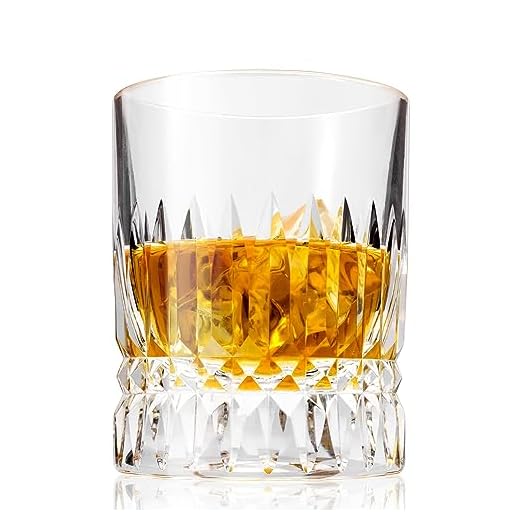 KANARS Vaso de Whisky de Cristal Cortado a Mano, Vaso de Whisky con Caja de Regalo, Ideas de Regalo Únicas Para Papá, Abuelo, Novio, Marido, 270 ml