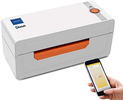 BEEPRT Thermal Label Printer 4x6 6x4 USB & Bluetooth for Phone, Windows & Mac. Royal Mail Hermes Etsy Ebay Shopify Postage Shipping Packages works with zebra brother Labels 150x100mm Desktop Wireless
