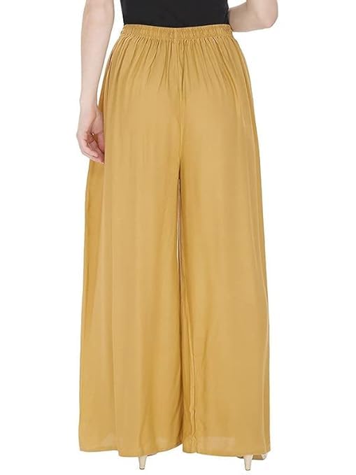 classikon Palazzo Plus Size Rayon Solid Relaxed Loose Fit Palazzo for Women's and Girls (Available Size S,M,L,XL,3XL,4XL,5XL,6XL,-picture-50