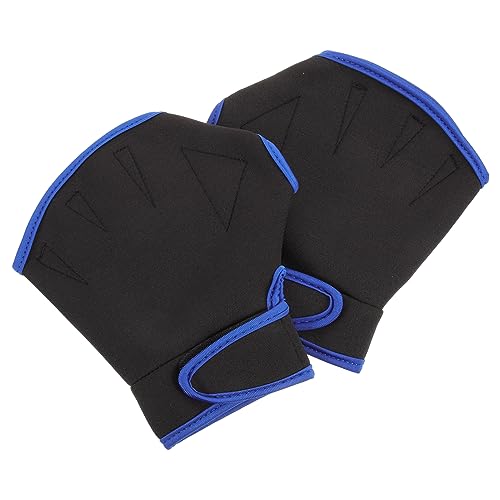 GRIRIW 1Pair Unisex Swim Paddles Gloves for Water Fitness Surfing Swimming Durable Neoprene Material Training Tool for Aquatic Activities Present for Swimmers