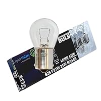 Light Galaxy ... Ihr Lichtlieferant 10x Auto Glühbirnen BA15s 12V 21W – Bremslicht, Blinker, Rücklicht – Für Motorrad, Roller, Anhänger, KFZ Beleuchtung