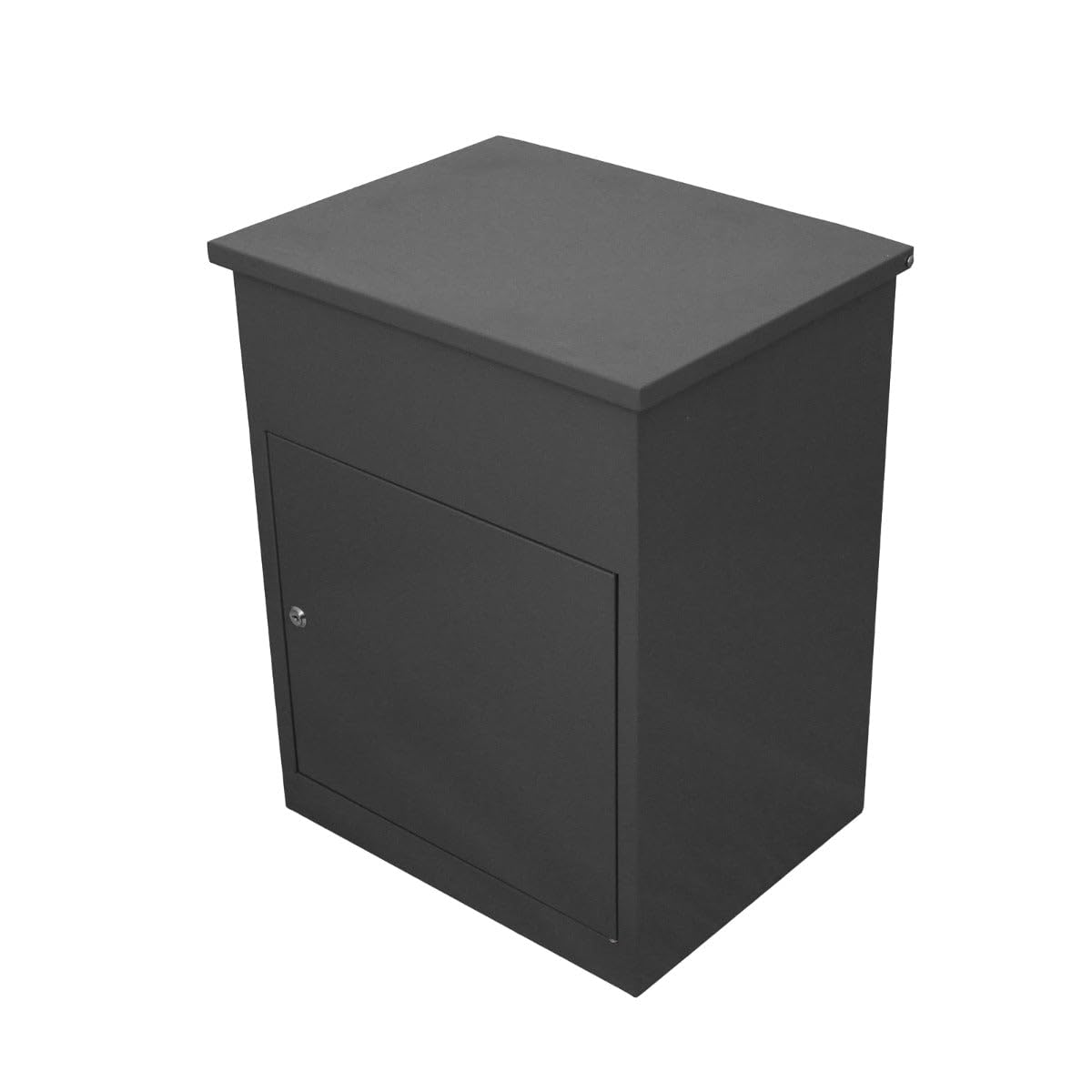 Buzón de correos con cerradura para montar en la pared, seguro, grande, para exteriores, acero galvanizado, resistente a la intemperie, 5 llaves, 580 x 460 x 360 mm