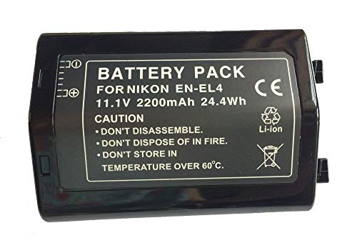 Bateria EN-EL4 para Nikon D3x D3 D3s D2Xs D2X D2Hs D2H F6 MB-D10