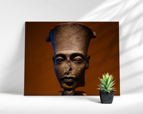 Cadeau Déco Égypte : Impression Encadrée Amun-Ra Dieu Ra