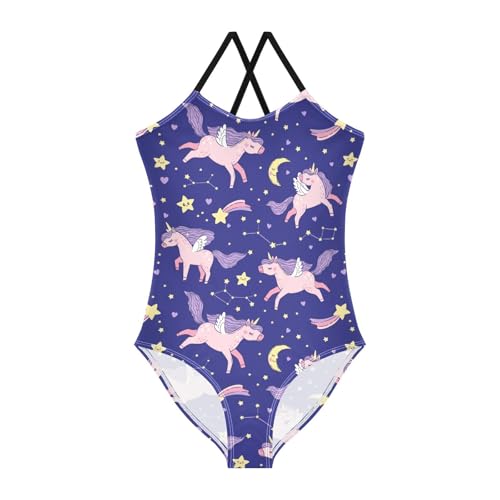 Image of Girls One Pieces Swimsuit Cute Beach Swimwear with Adjustable Strap 3-10 Years